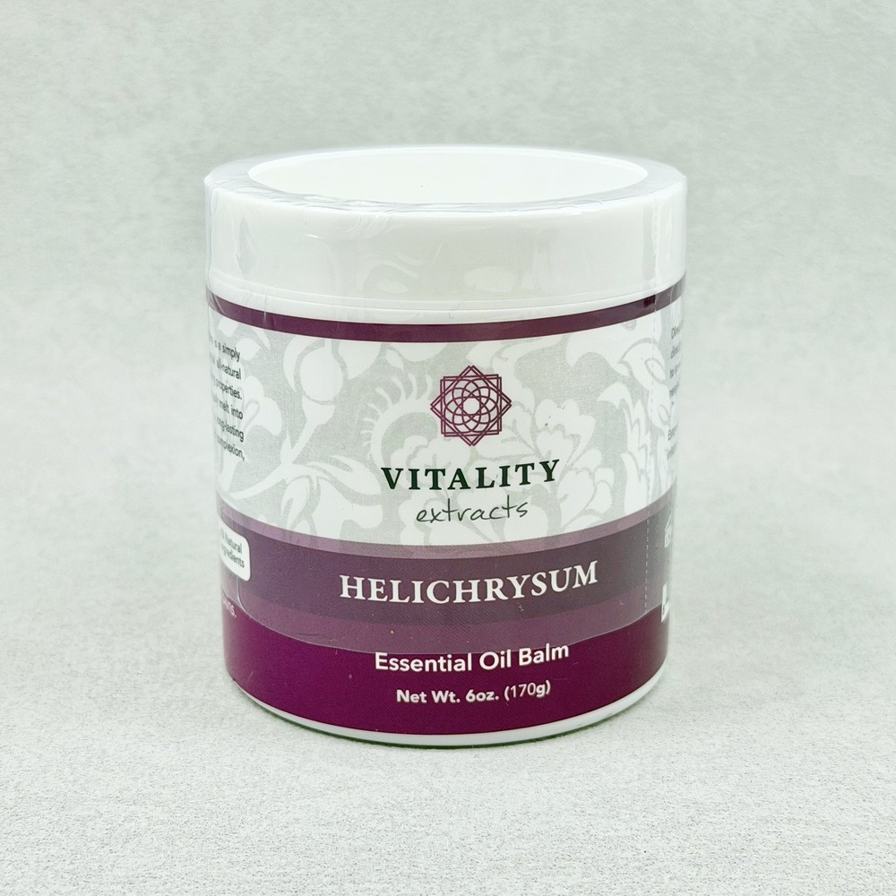 Vitality Extracts HELICHRYSUM Essential Oil BALM Large 6oz Jar New Sealed